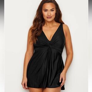 MiracleSuit Marais One Piece Swim Dress. Size 18W. New Without Tag.